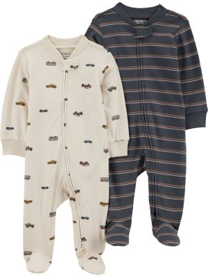 Kit 2 macacões Carter's Child of Mine menino