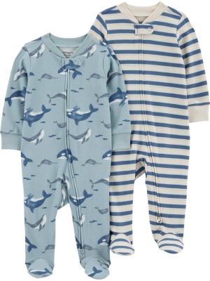 Kit 2 macacões Carter's Child of Mine menino