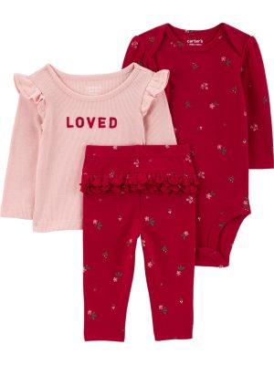 Conjunto de 3 peças Carter's Child of Mine menina